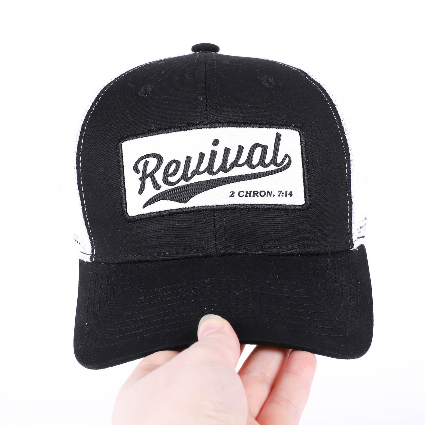 Trucker Hat - "Revival" Black & White