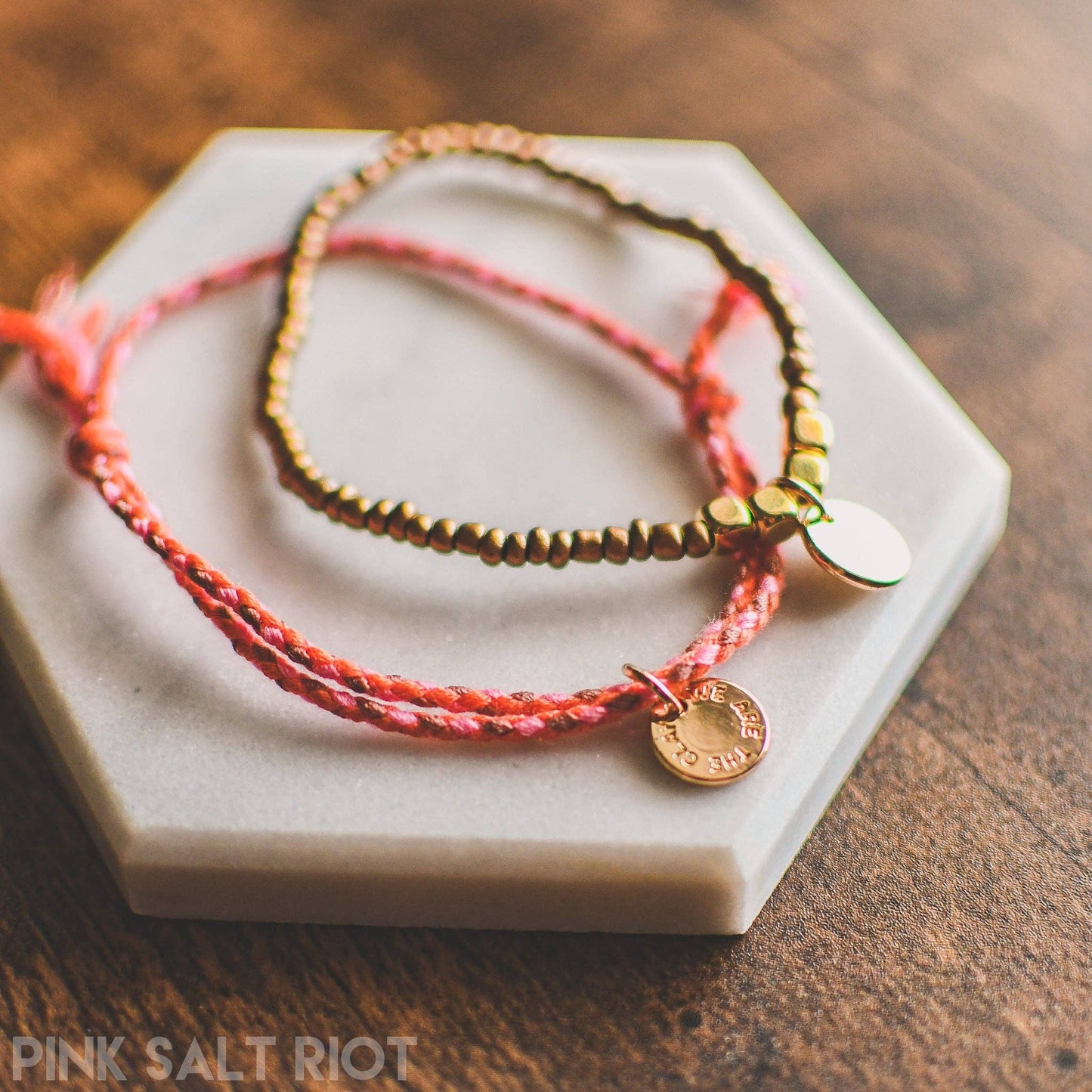 The Clay and the Potter Bracelets: Petite (6.5 inch) Bronze Stretch Bracelet