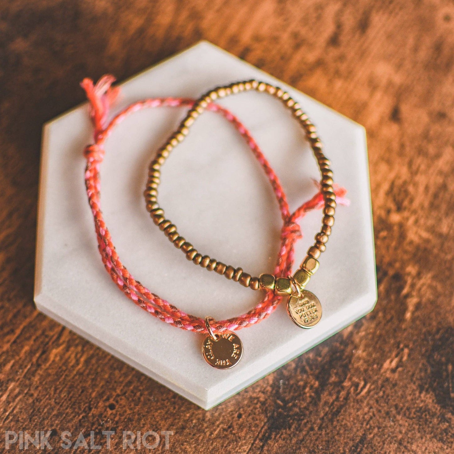 The Clay and the Potter Bracelets: Petite (6.5 inch) Bronze Stretch Bracelet