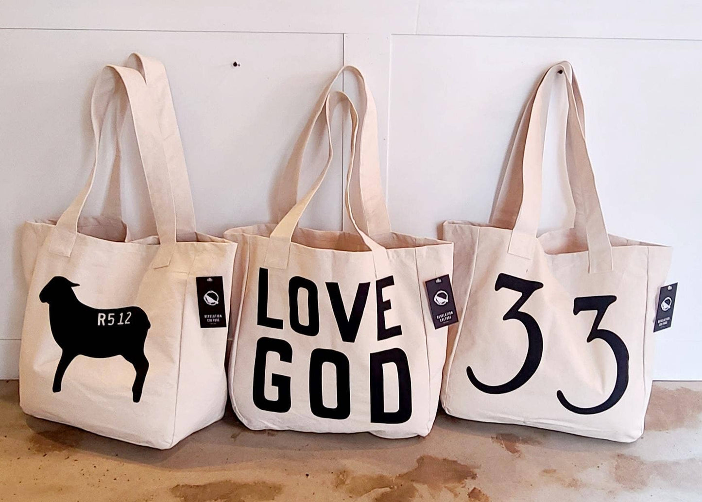 Large Tote Bag - Love God/Love Others