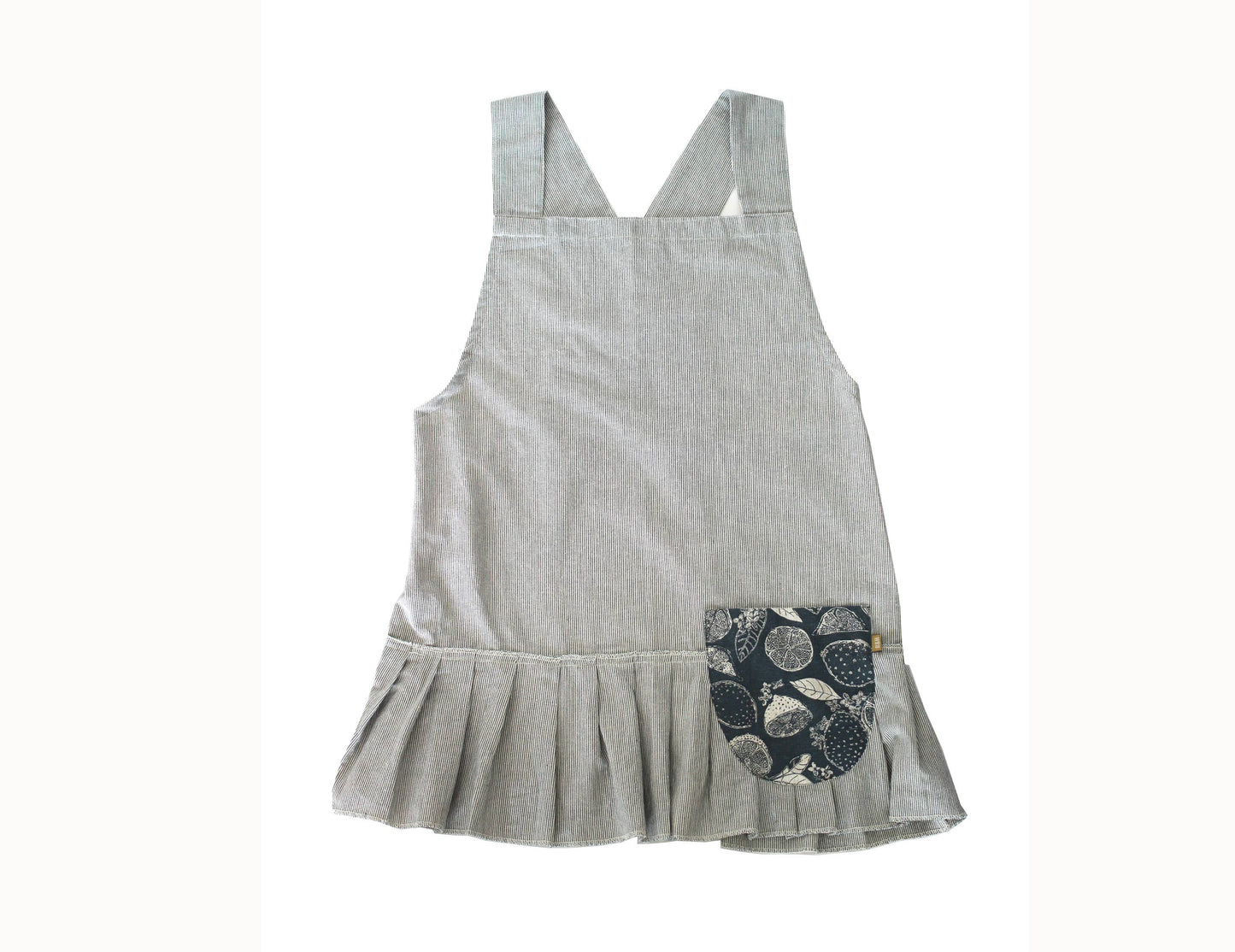 Pinafore Marmalade Dark Blue apron