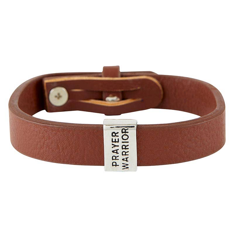 Faux Leather Bracelet - Prayer Warrior