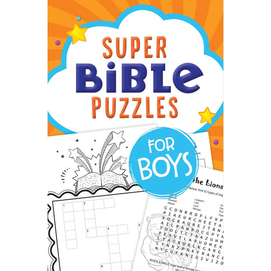 Super Bible Puzzles for Boys